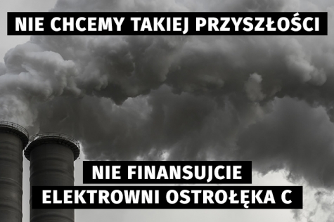 Nie finansujcie brudnej energii z elektrowni Ostrołęka C. Apel do funduszy emerytalnych