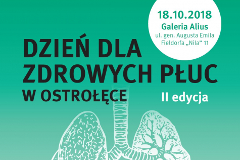 Druga edycja akcji „Dzień dla zdrowych płuc w Ostrołęce” – bezpłatne badania i porady medyczne